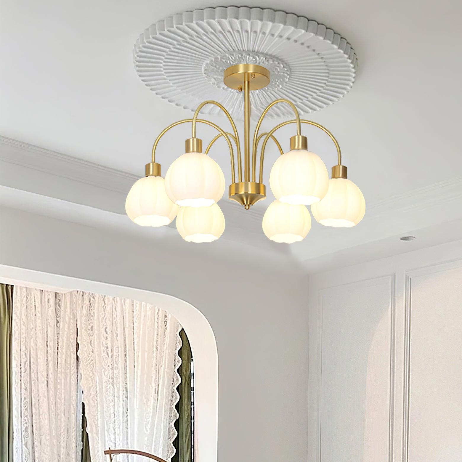 Sawyer Vintage Metal Chandelier - Blowlighting