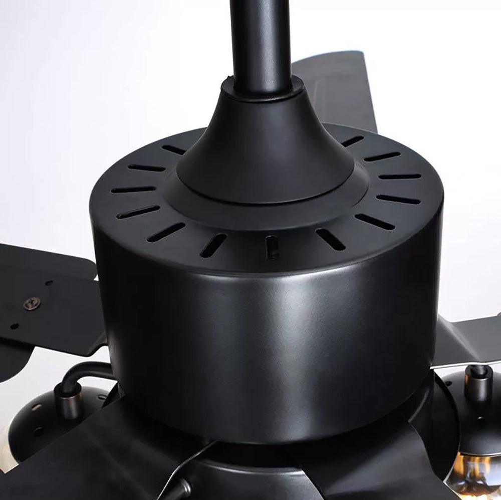 Black Vintage Ceiling Fan Light - Blowlighting