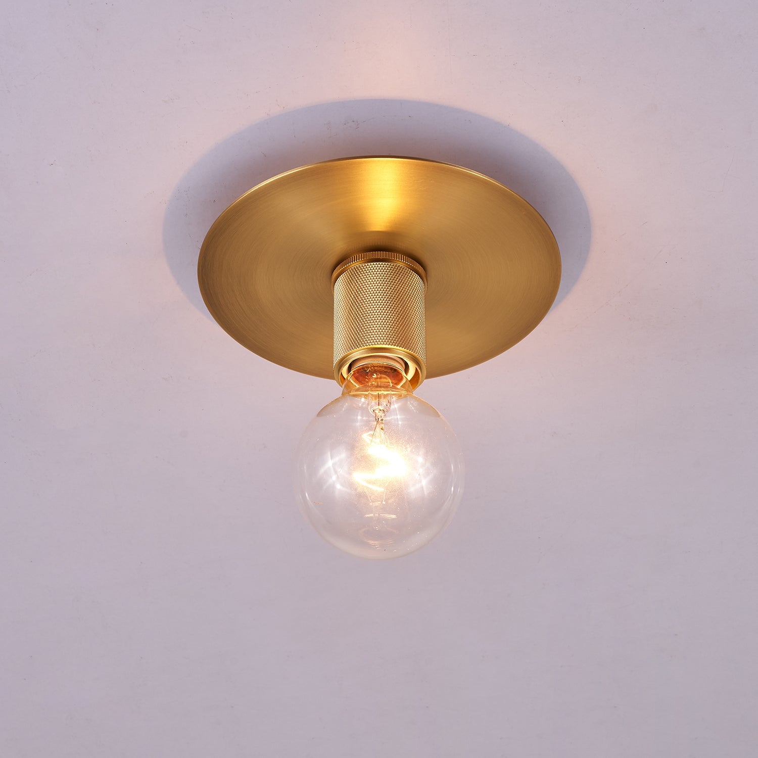 Gleam Brass Ceiling Light - Blowlighting
