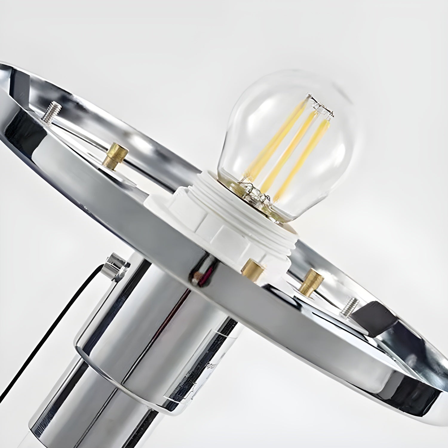 Globe Glass Table Lamp - Blowlighting