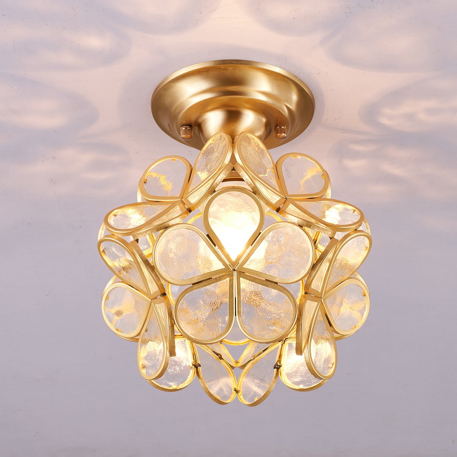 Golden Bloom Ceiling Light - Blowlighting