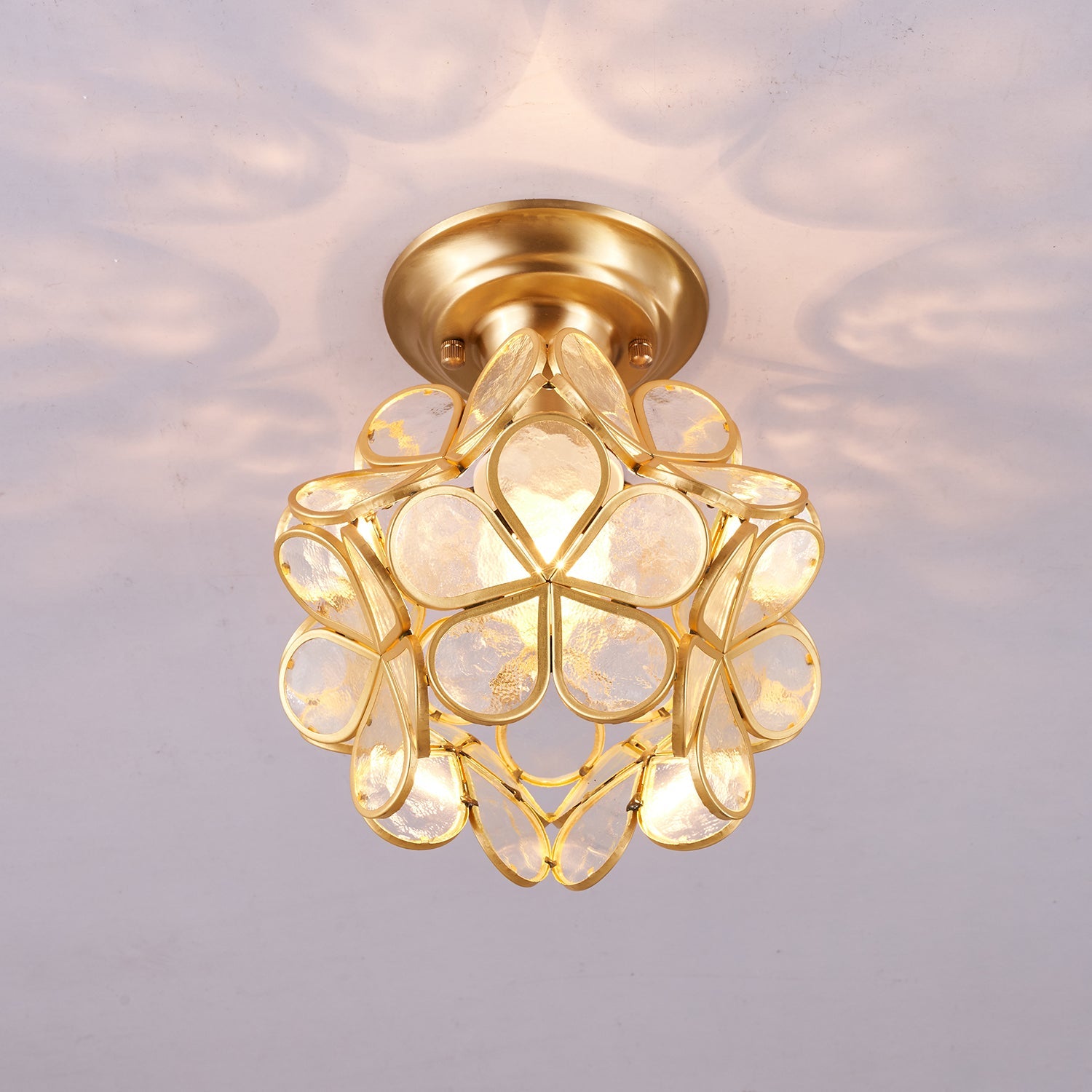 Golden Bloom Ceiling Light - Blowlighting