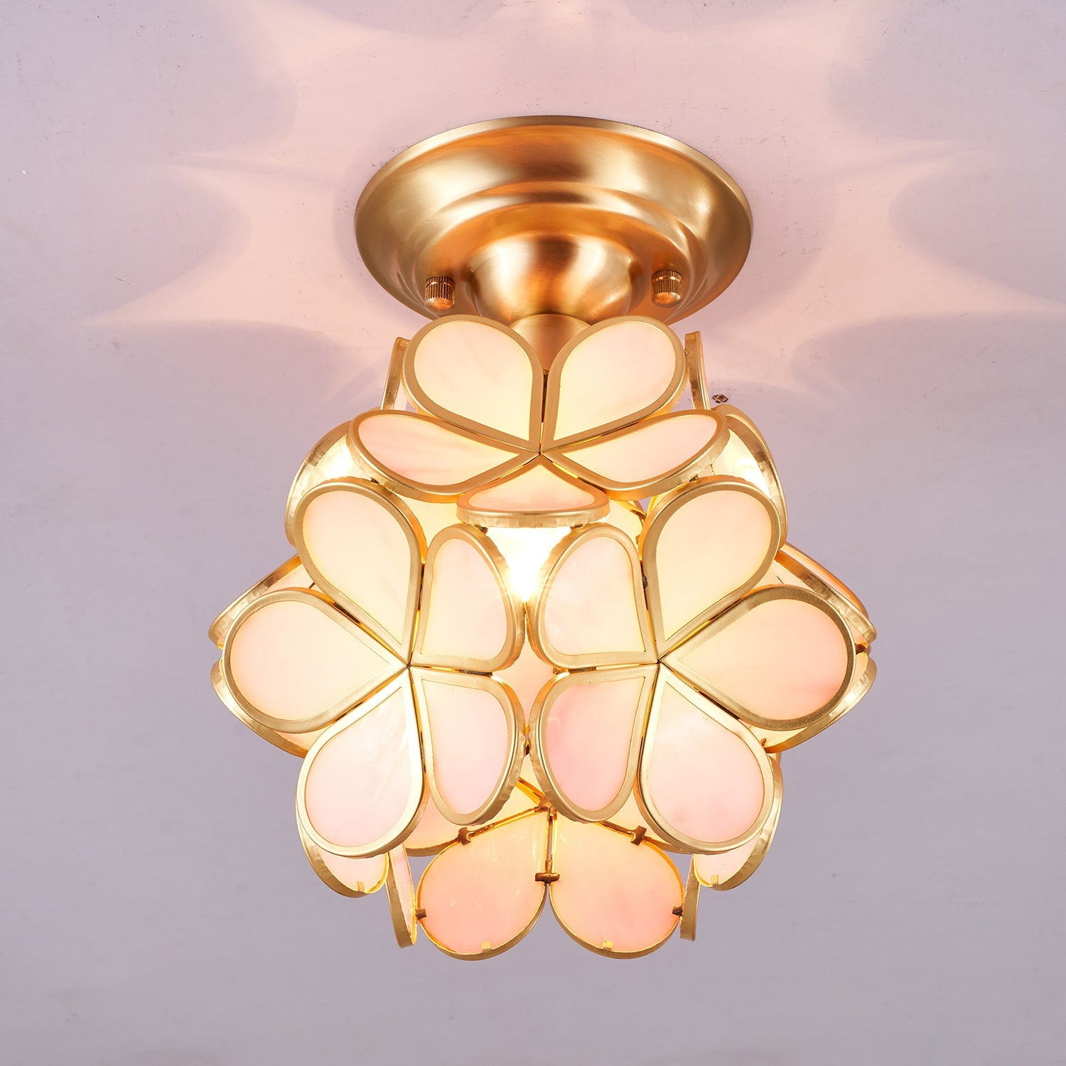 Golden Bloom Ceiling Light - Blowlighting