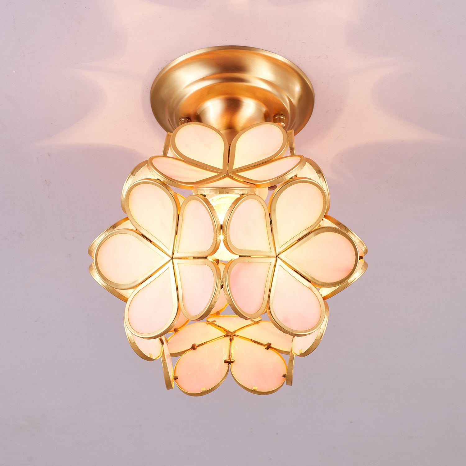 Golden Bloom Ceiling Light - Blowlighting