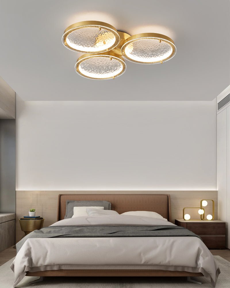 Golden Rings Ceiling Light - Blowlighting