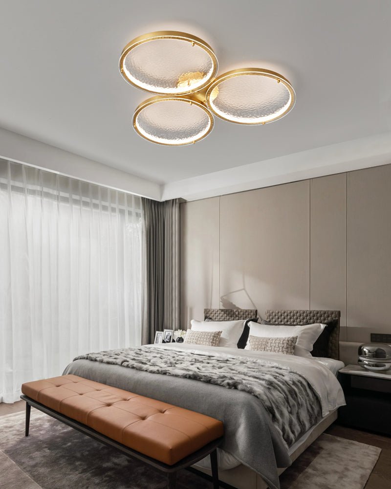 Golden Rings Ceiling Light - Blowlighting