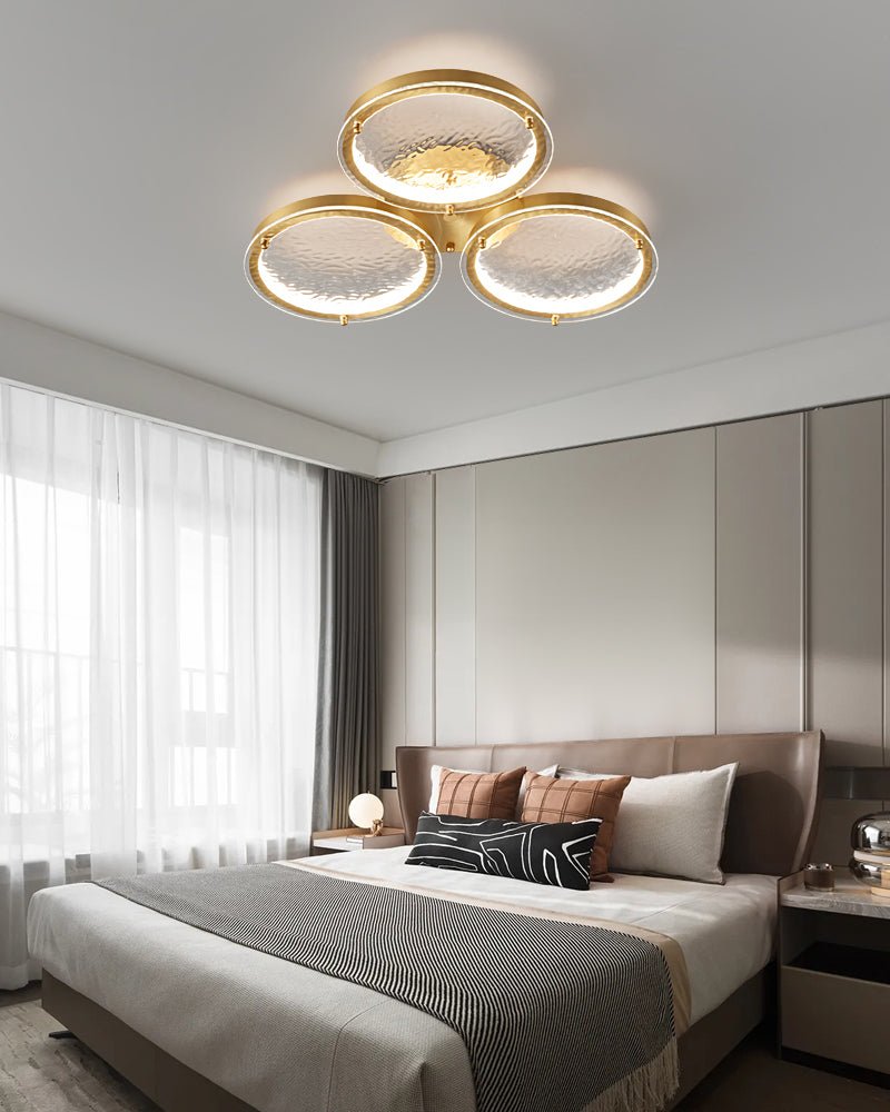Golden Rings Ceiling Light - Blowlighting