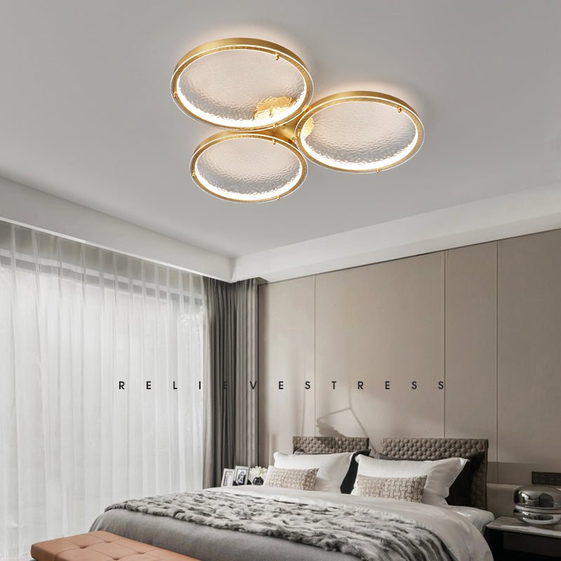 Golden Rings Ceiling Light - Blowlighting