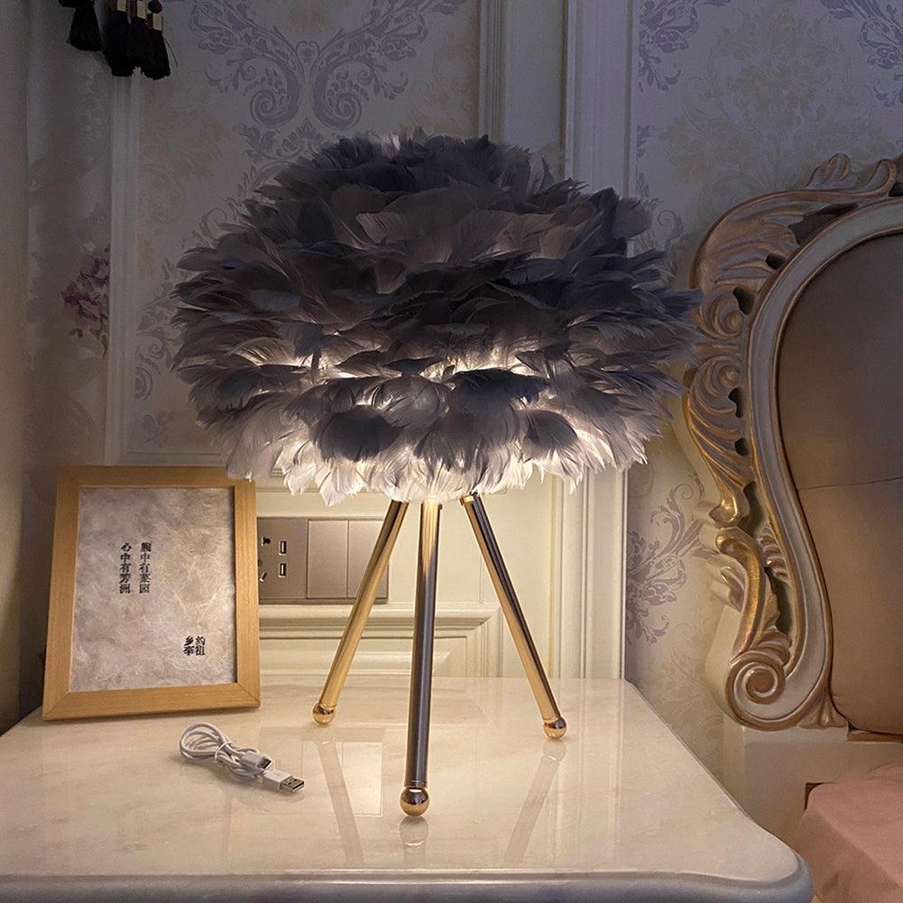 Goose Feather Table Lamp - Blowlighting