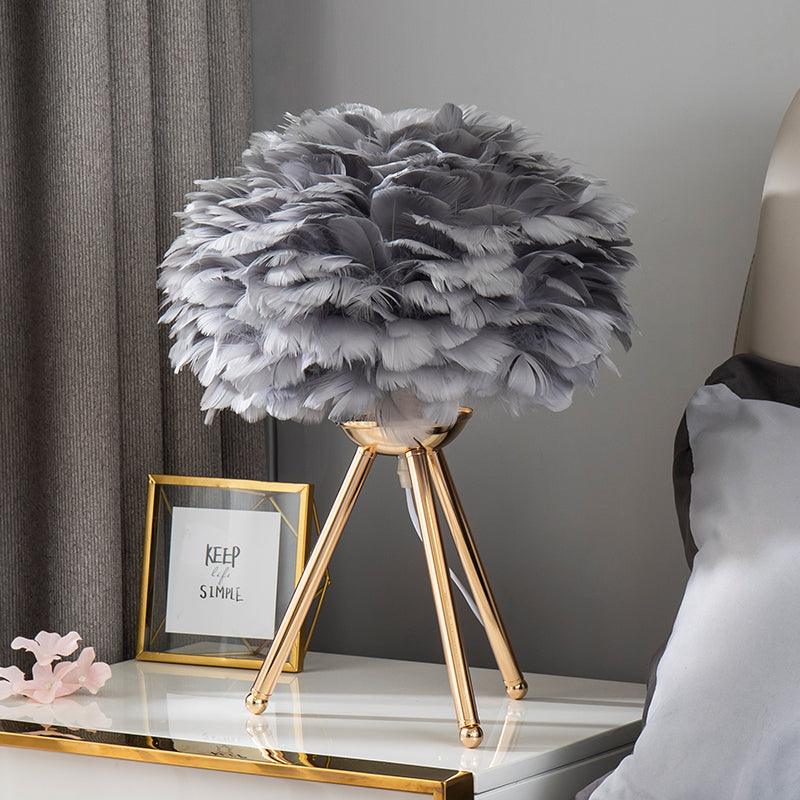 Goose Feather Table Lamp - Blowlighting