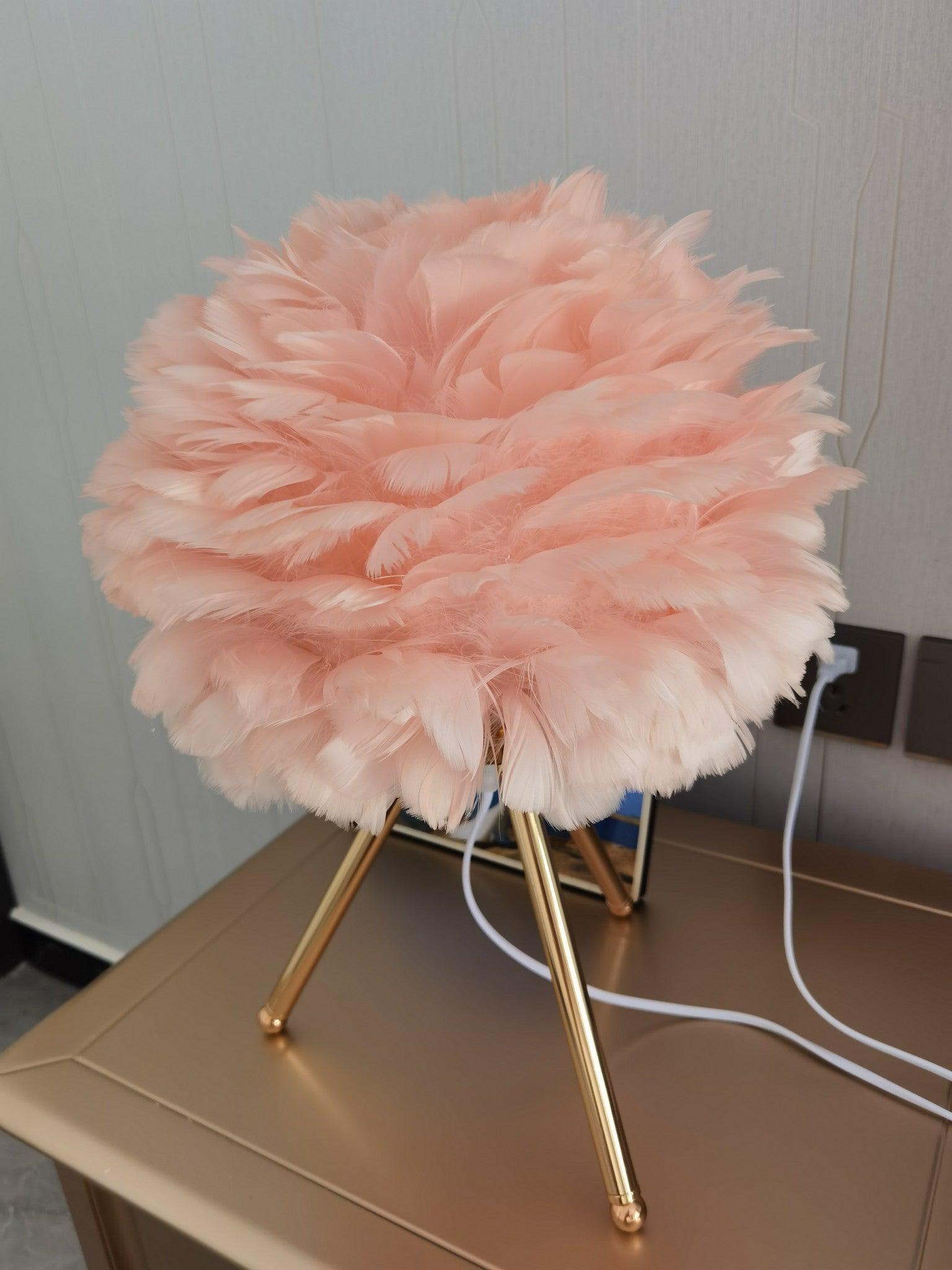 Goose Feather Table Lamp - Blowlighting