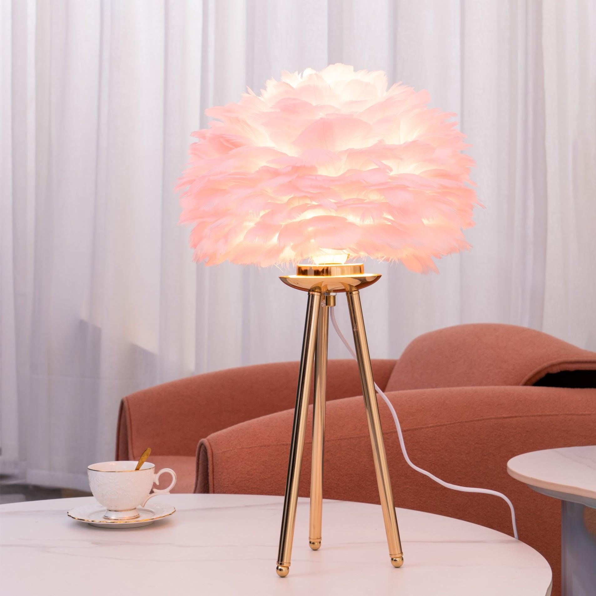 Goose Feather Table Lamp - Blowlighting