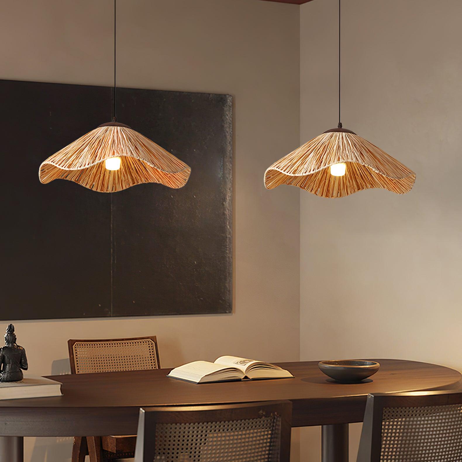 Straw Weaving Pendant Lamp - Blowlighting