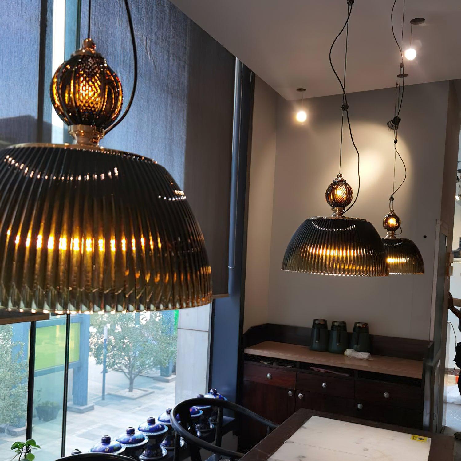 Glass Bowl Pendant Lamp - Blowlighting