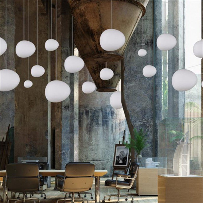 Gregg Stone Shape Glass Pendant Light - Blowlighting