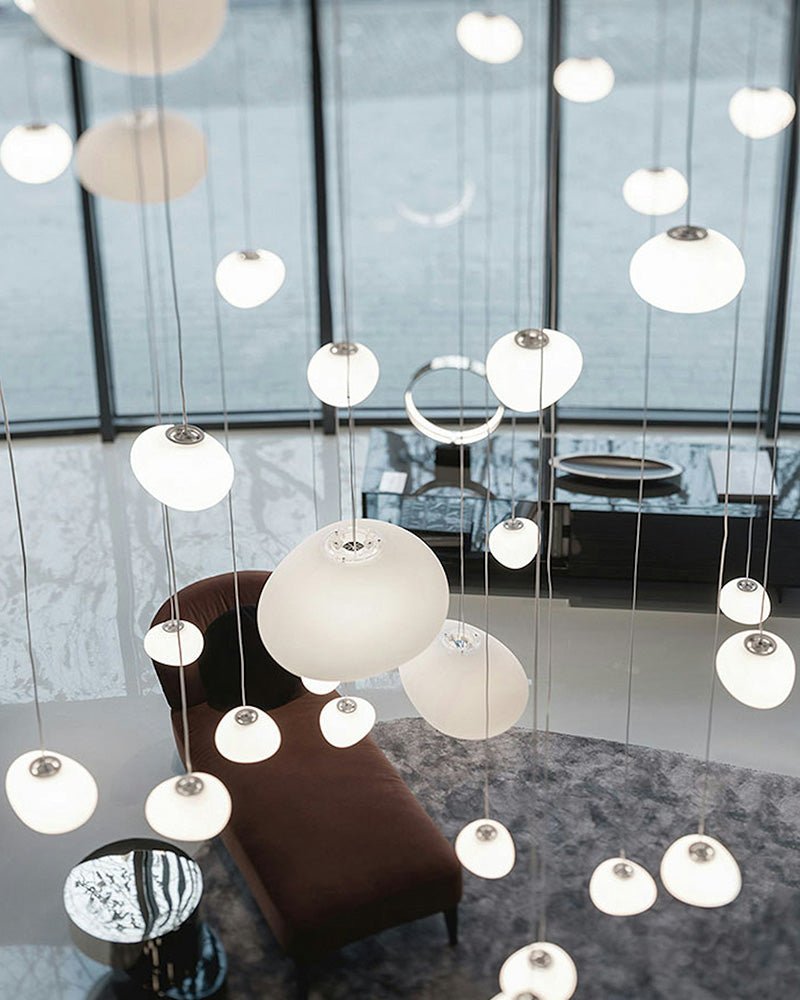 Gregg Stone Shape Glass Pendant Light - Blowlighting