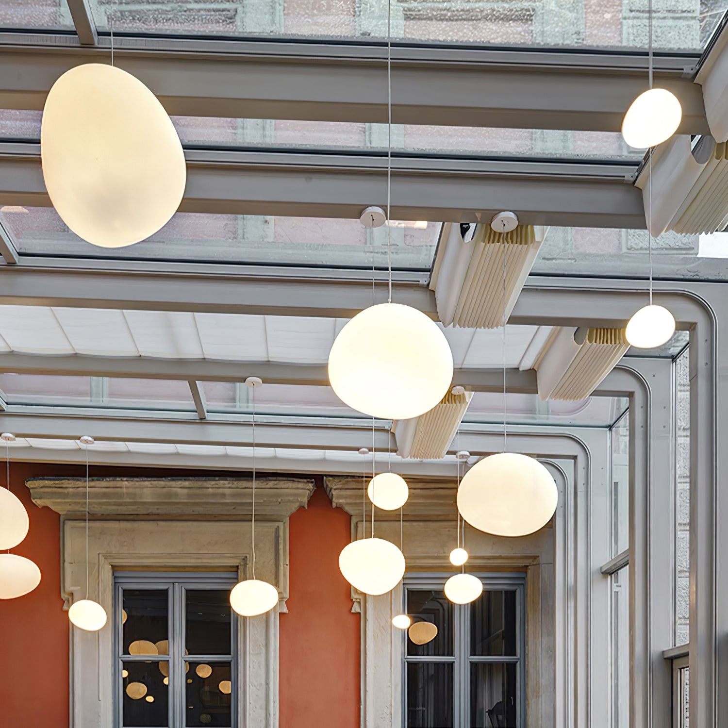 Gregg Stone Shape Glass Pendant Light - Blowlighting