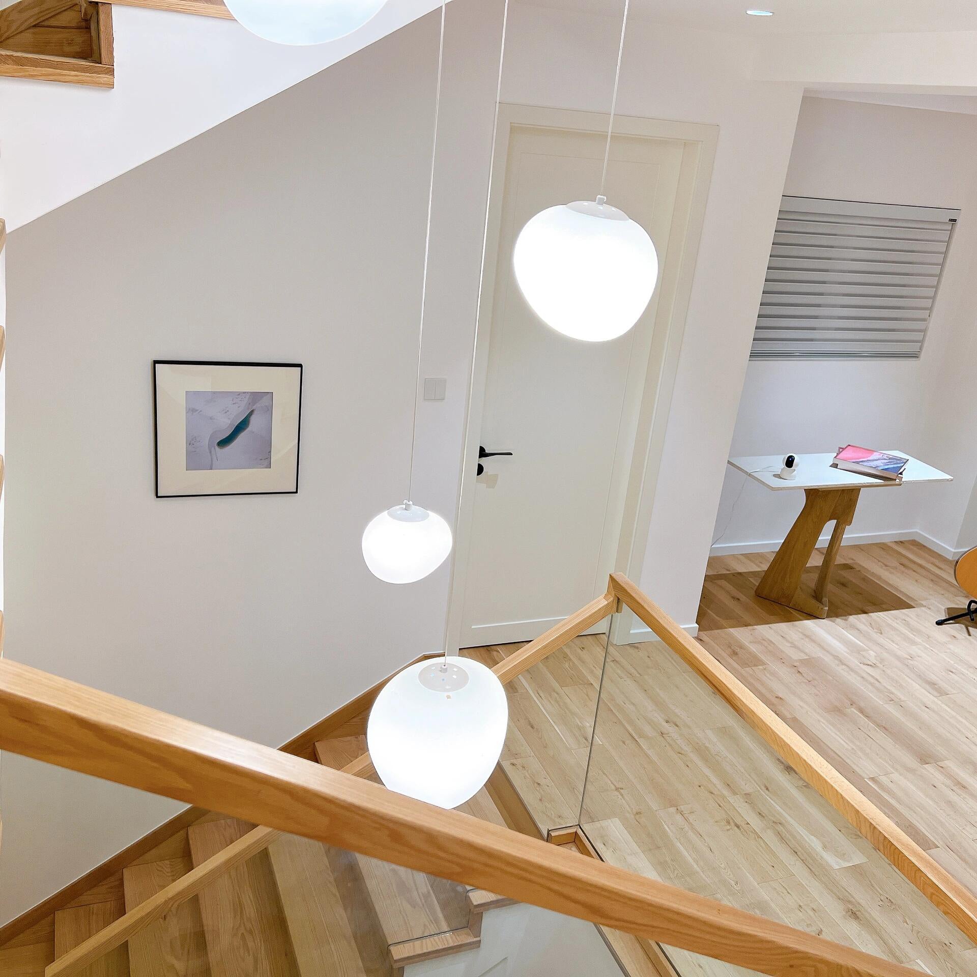 Gregg Stone Shape Glass Pendant Light - Blowlighting