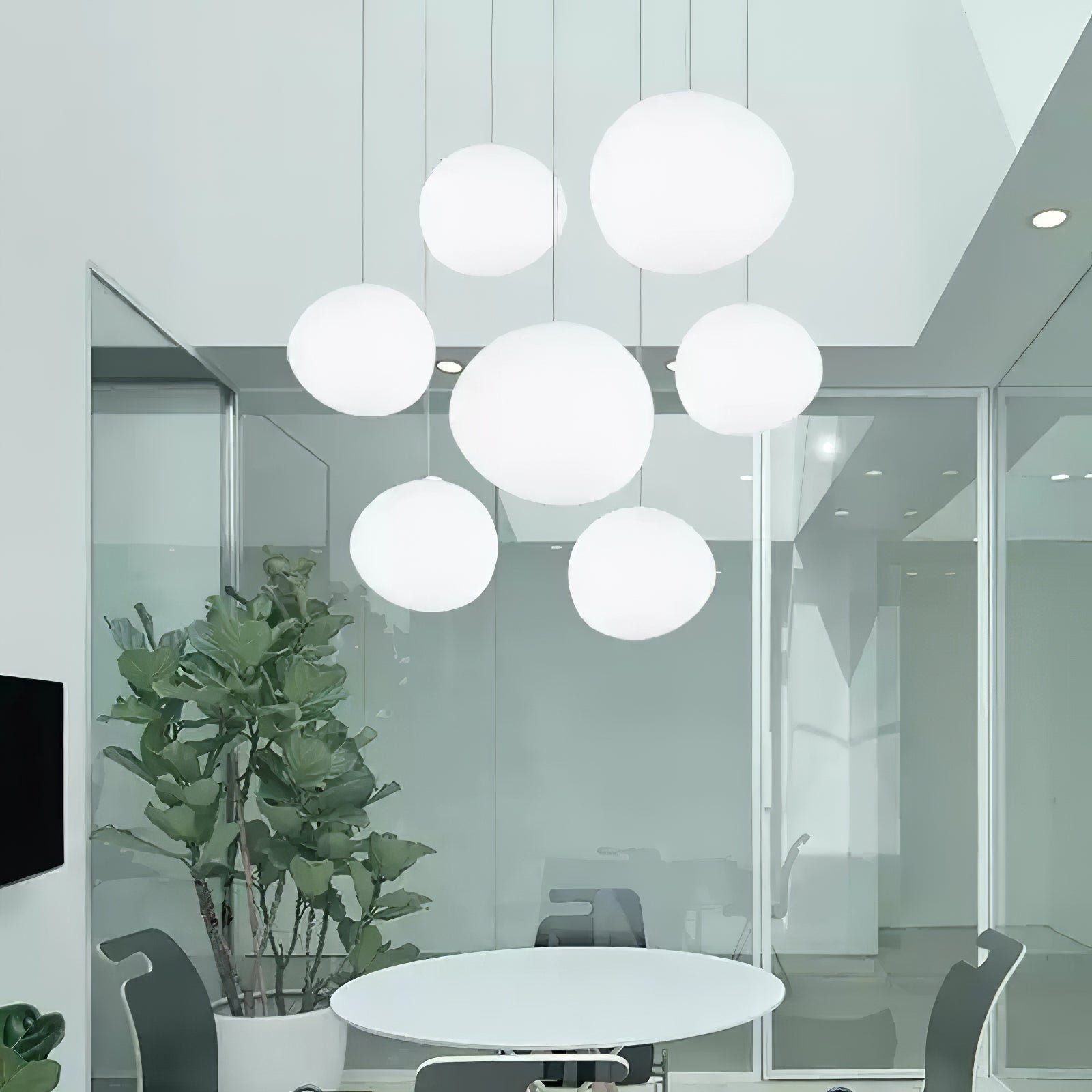 Gregg Stone Shape Glass Pendant Light - Blowlighting