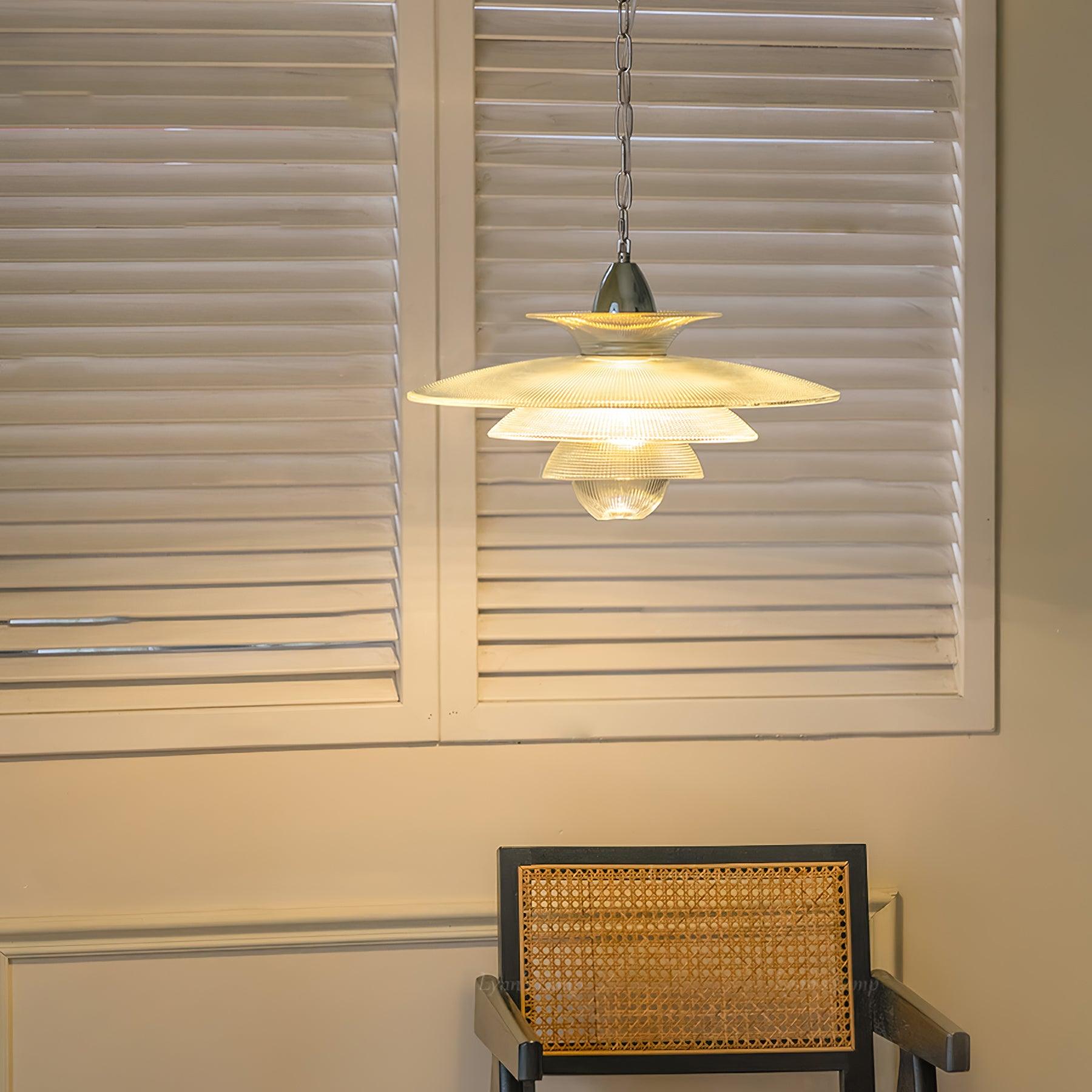 Grid Glass Pendant Light - Blowlighting