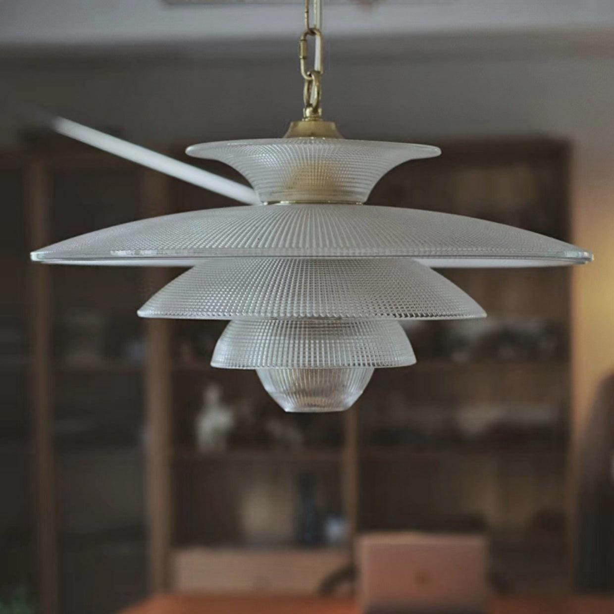 Grid Glass Pendant Light - Blowlighting