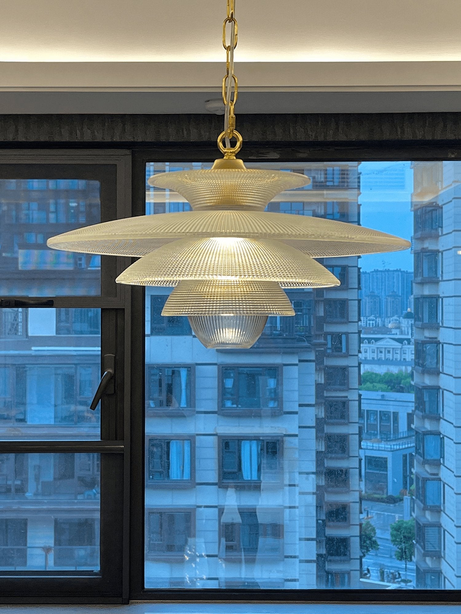 Grid Glass Pendant Light - Blowlighting