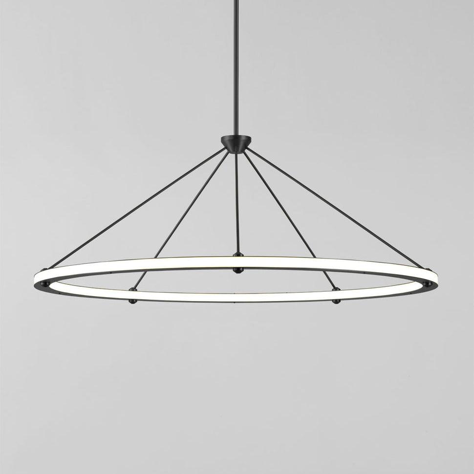Cascading Ring Circle Pendant Lamp - Blowlighting