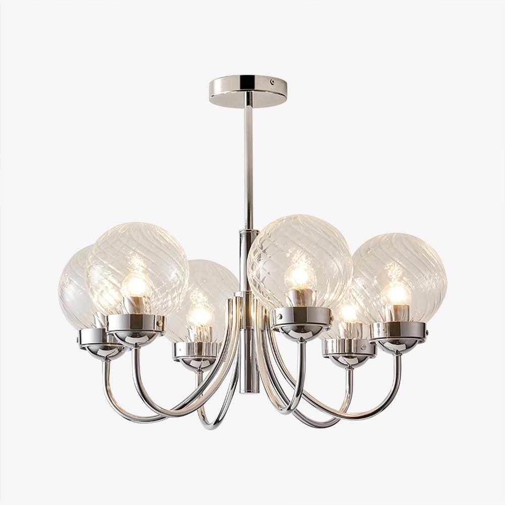 Armiriel Elegance Nordic Glass Metal Chandelier - Blowlighting