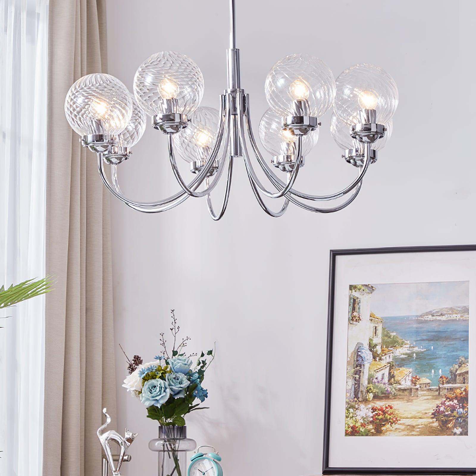 Armiriel Elegance Nordic Glass Metal Chandelier - Blowlighting