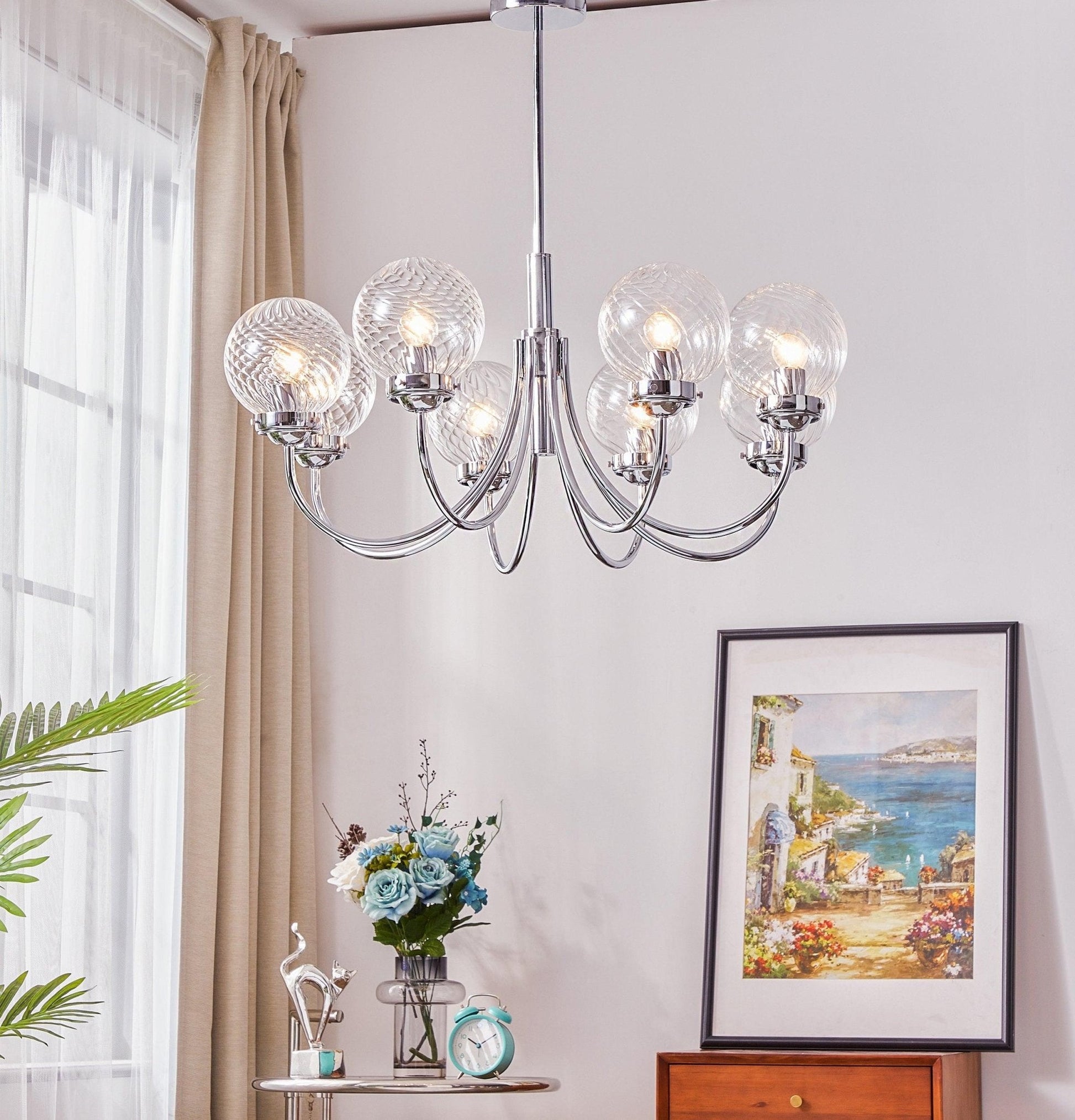 Armiriel Elegance Nordic Glass Metal Chandelier - Blowlighting