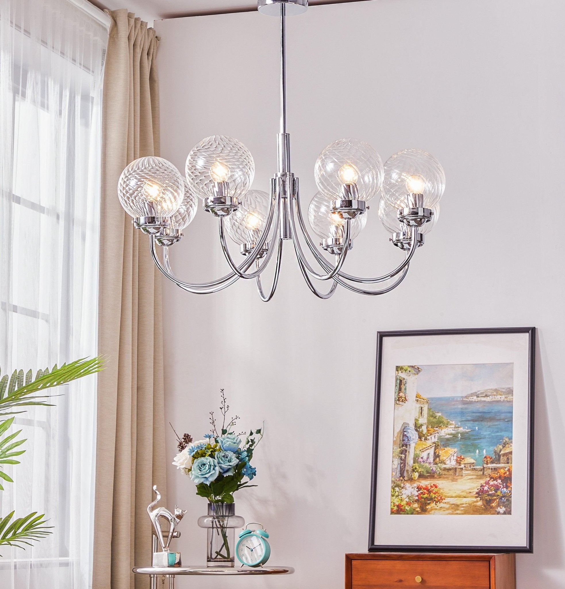 Armiriel Elegance Nordic Glass Metal Chandelier - Blowlighting