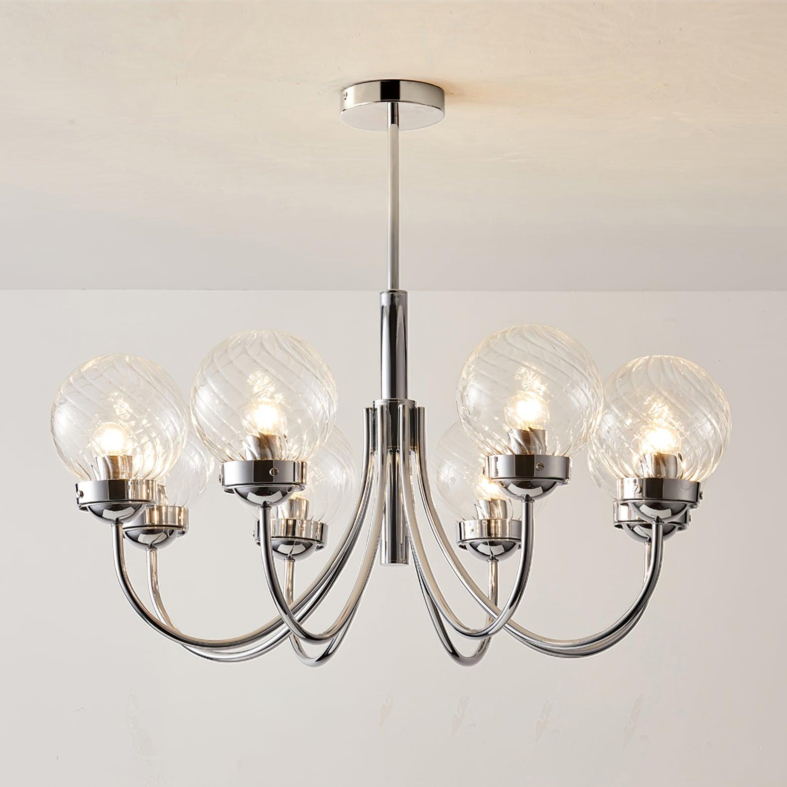 Armiriel Elegance Nordic Glass Metal Chandelier - Blowlighting