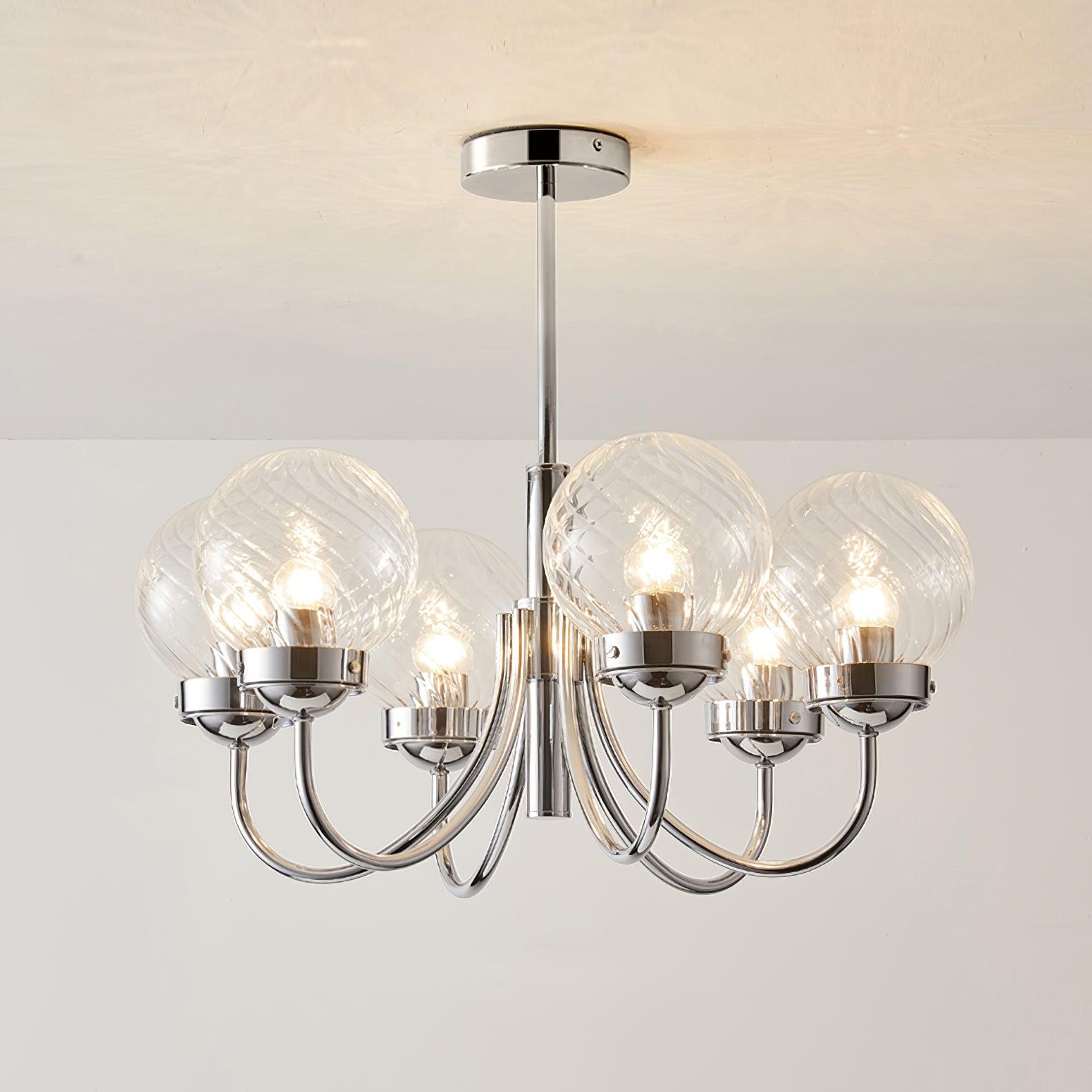 Armiriel Elegance Nordic Glass Metal Chandelier - Blowlighting