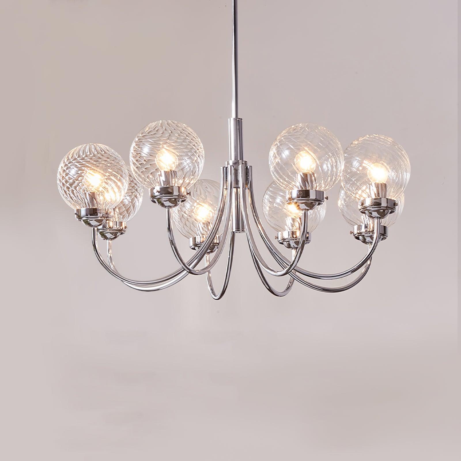 Armiriel Elegance Nordic Glass Metal Chandelier - Blowlighting