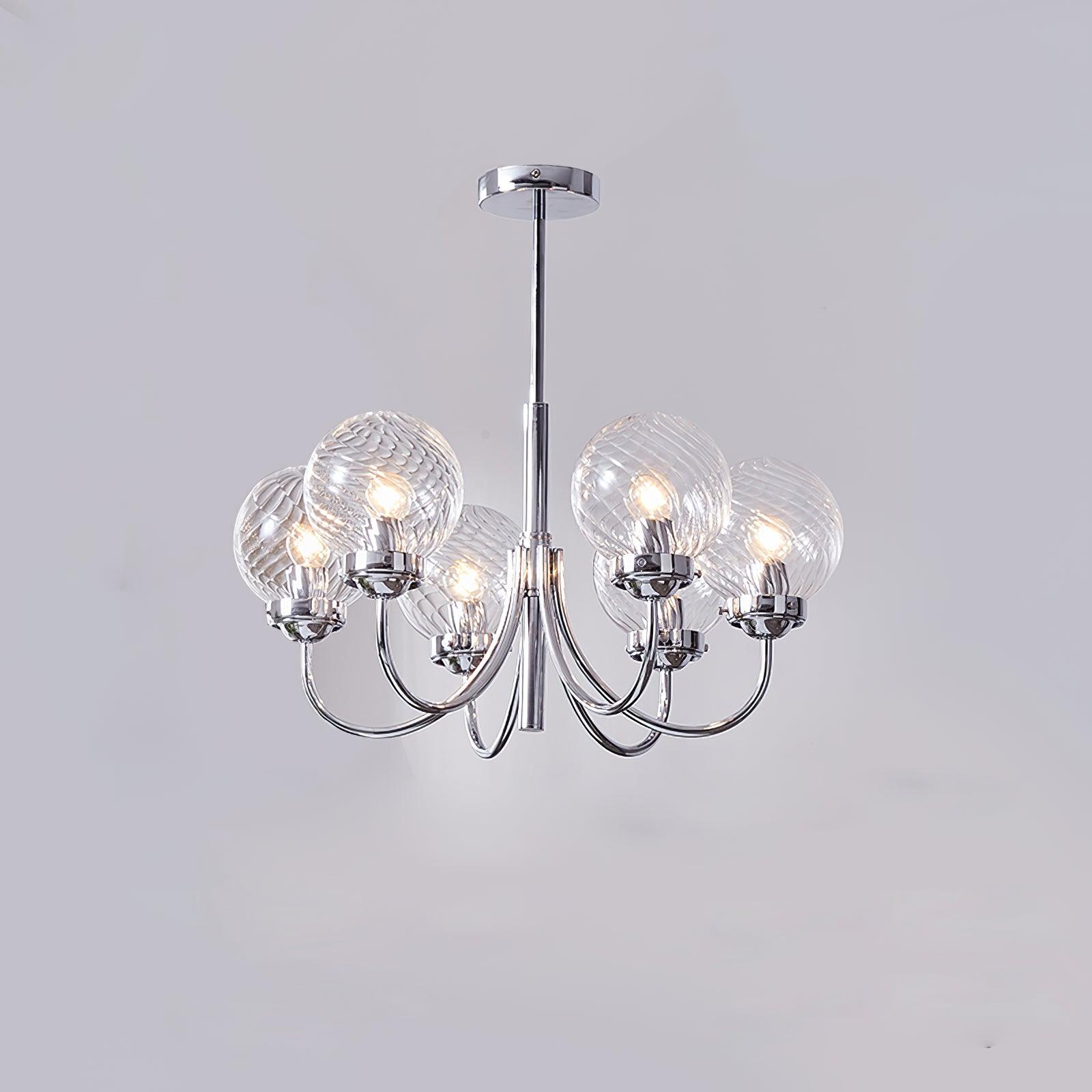 Armiriel Elegance Nordic Glass Metal Chandelier - Blowlighting