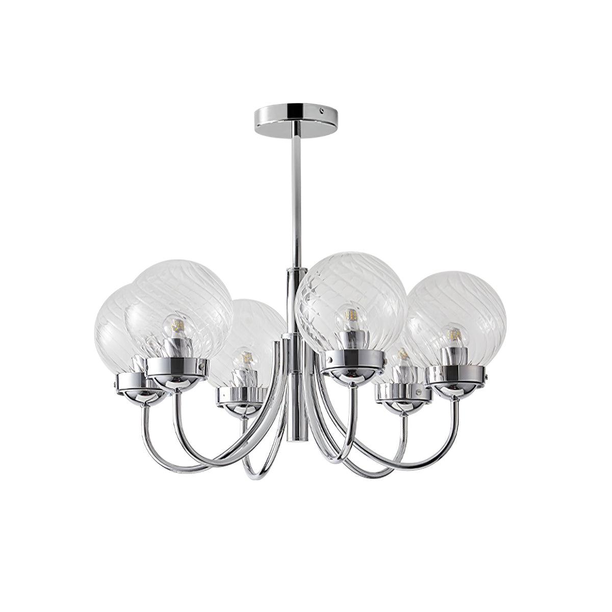 Armiriel Elegance Nordic Glass Metal Chandelier - Blowlighting