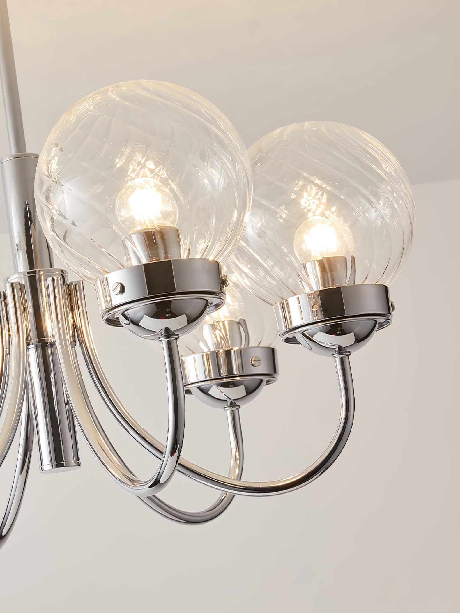 Armiriel Elegance Nordic Glass Metal Chandelier - Blowlighting