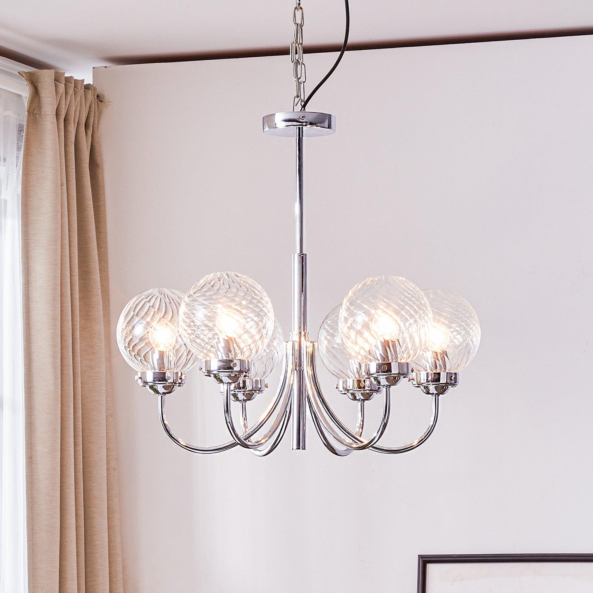 Armiriel Elegance Nordic Glass Metal Chandelier - Blowlighting