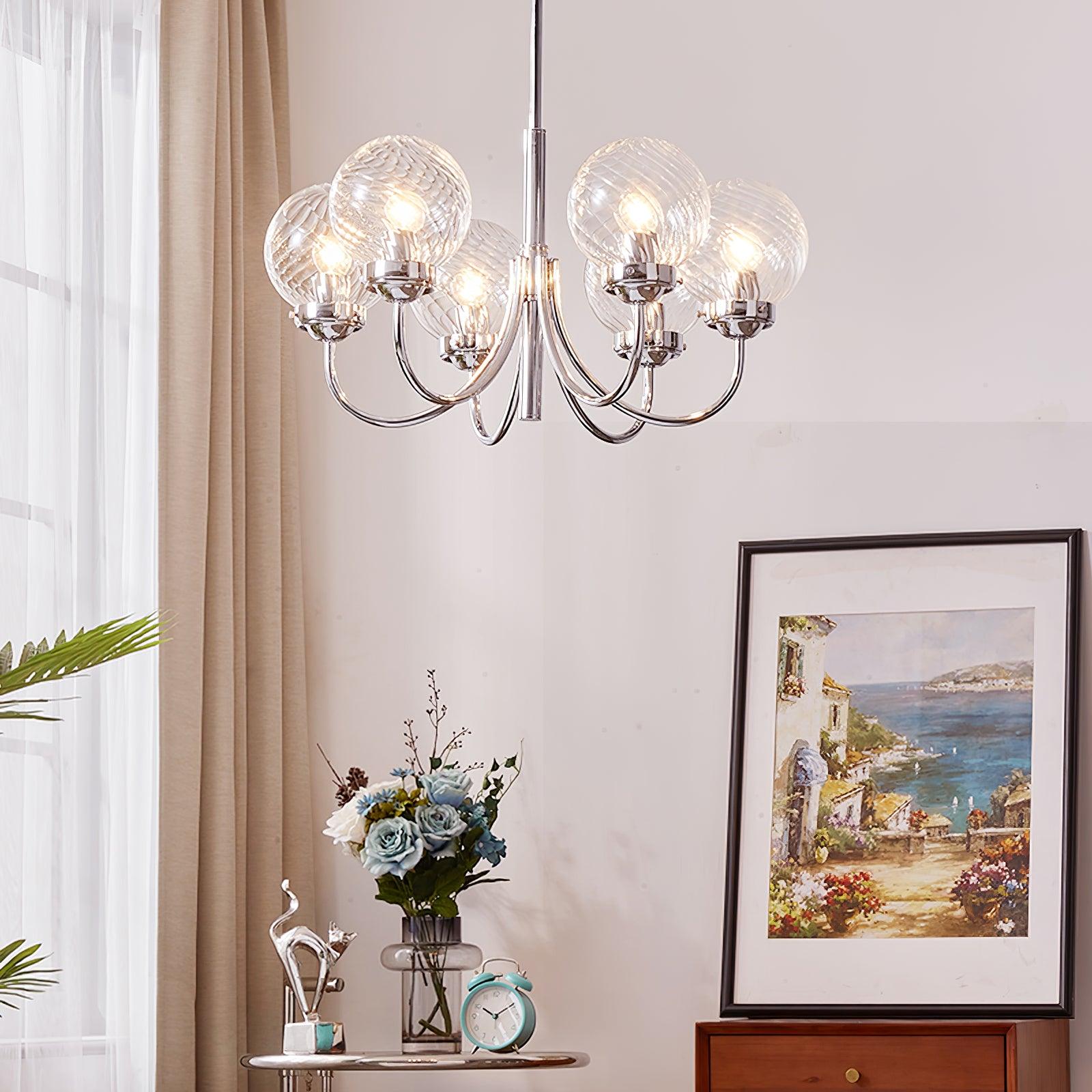 Armiriel Elegance Nordic Glass Metal Chandelier - Blowlighting