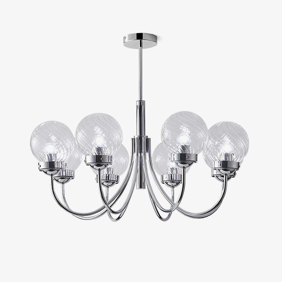 Armiriel Elegance Nordic Glass Metal Chandelier - Blowlighting