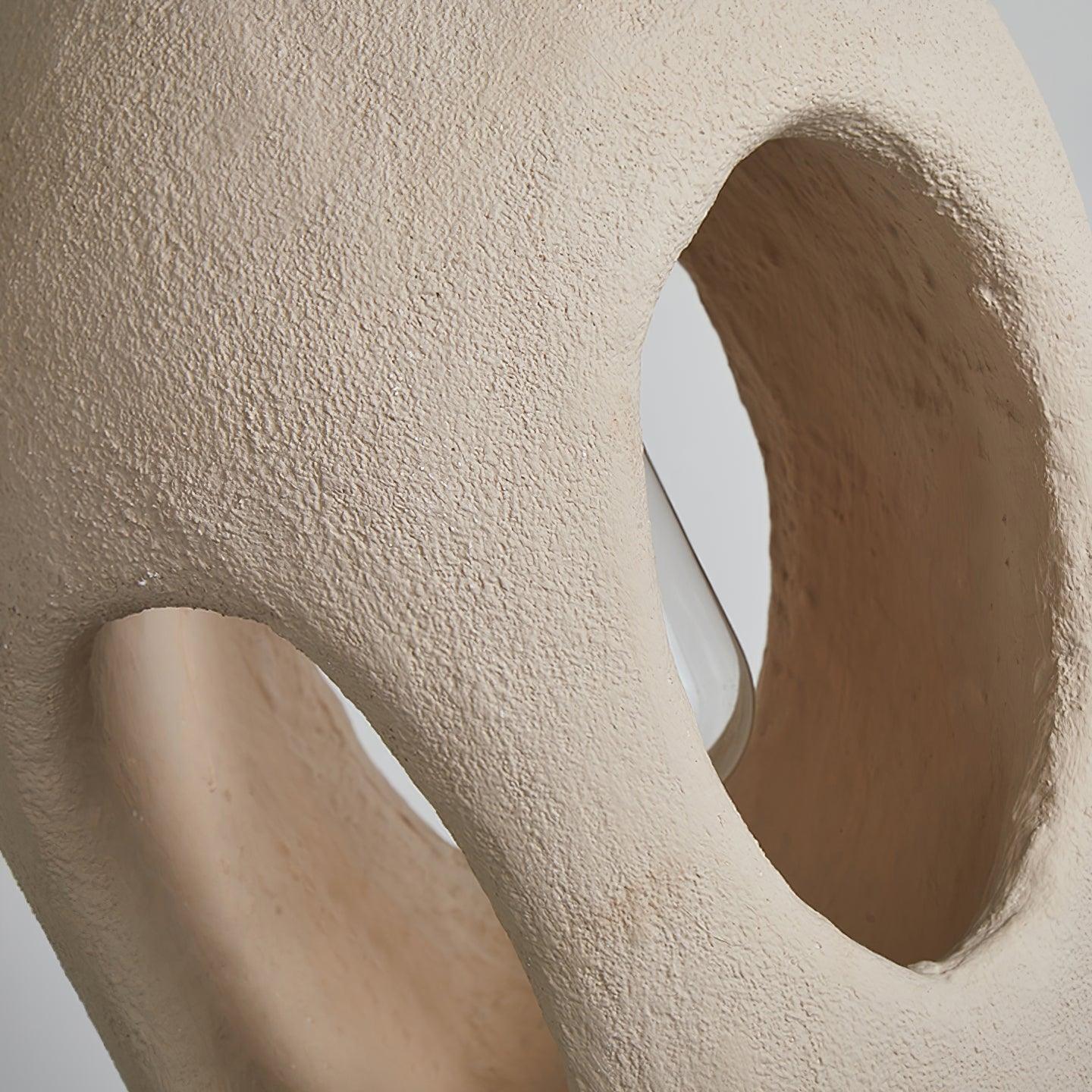 Hand-Built White Pendant Lamp - Blowlighting