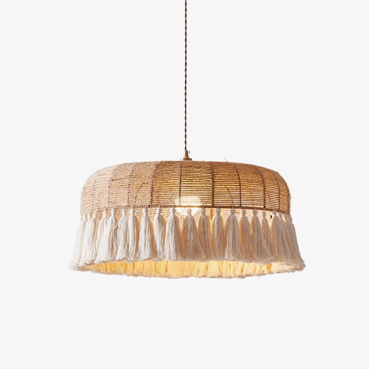 Handwoven Jute Pendant Light - Blowlighting