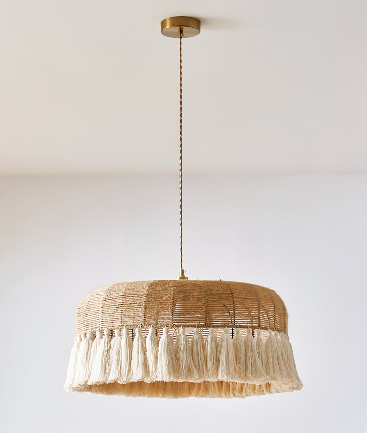 Handwoven Jute Pendant Light - Blowlighting