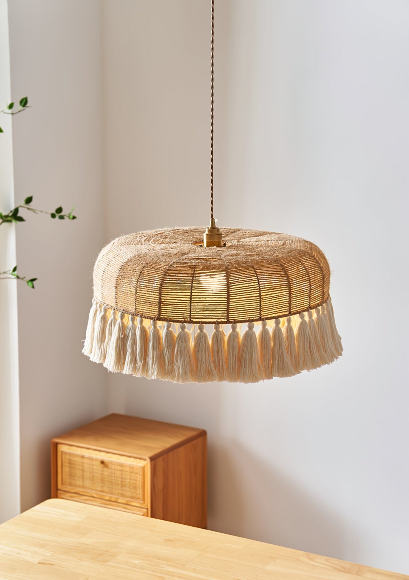 Handwoven Jute Pendant Light - Blowlighting