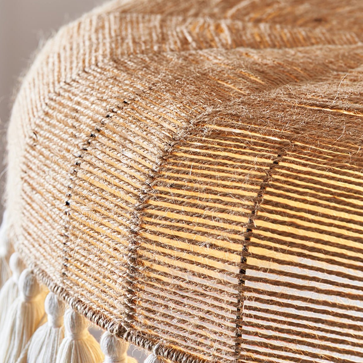 Handwoven Jute Pendant Light - Blowlighting