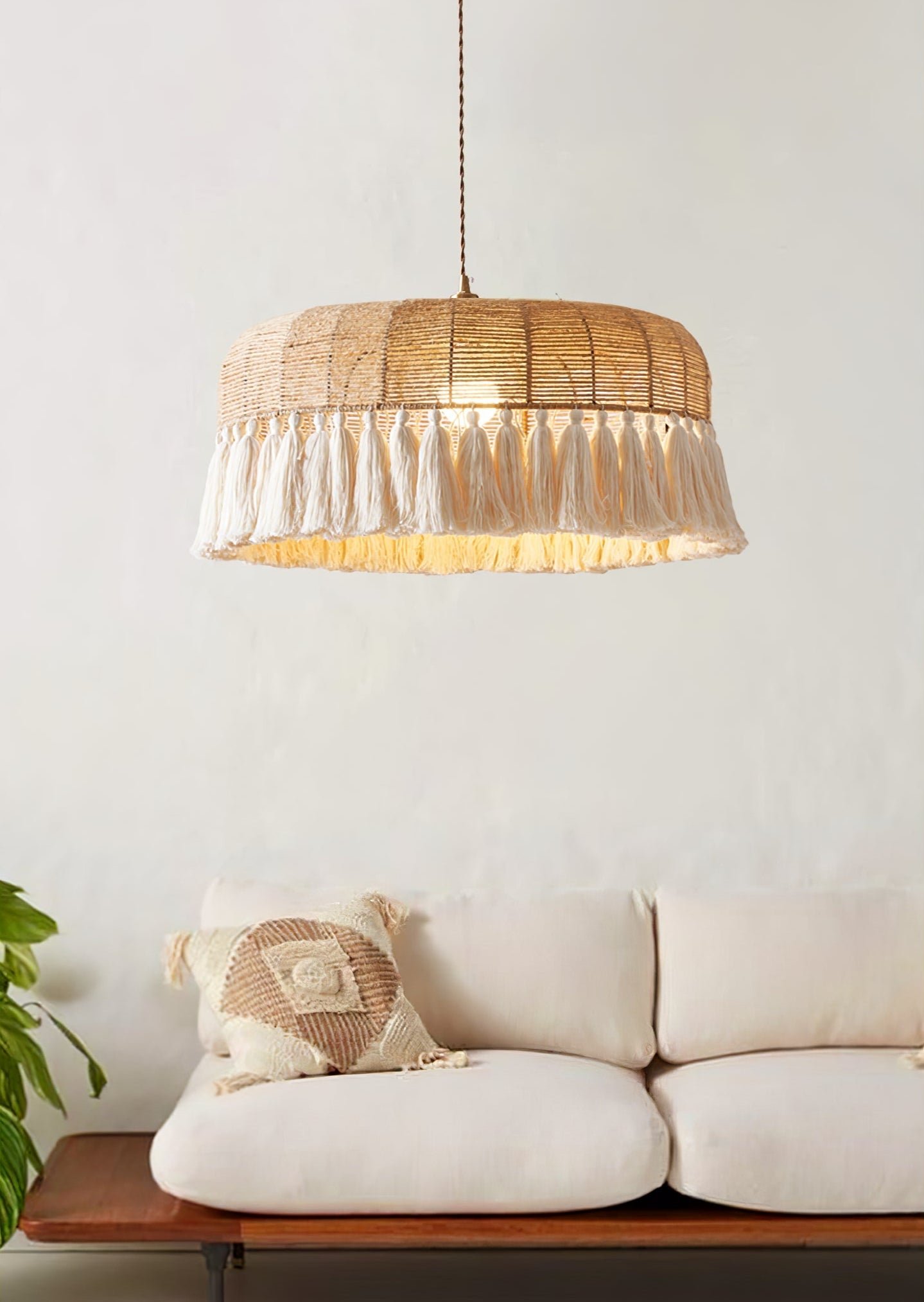 Handwoven Jute Pendant Light - Blowlighting