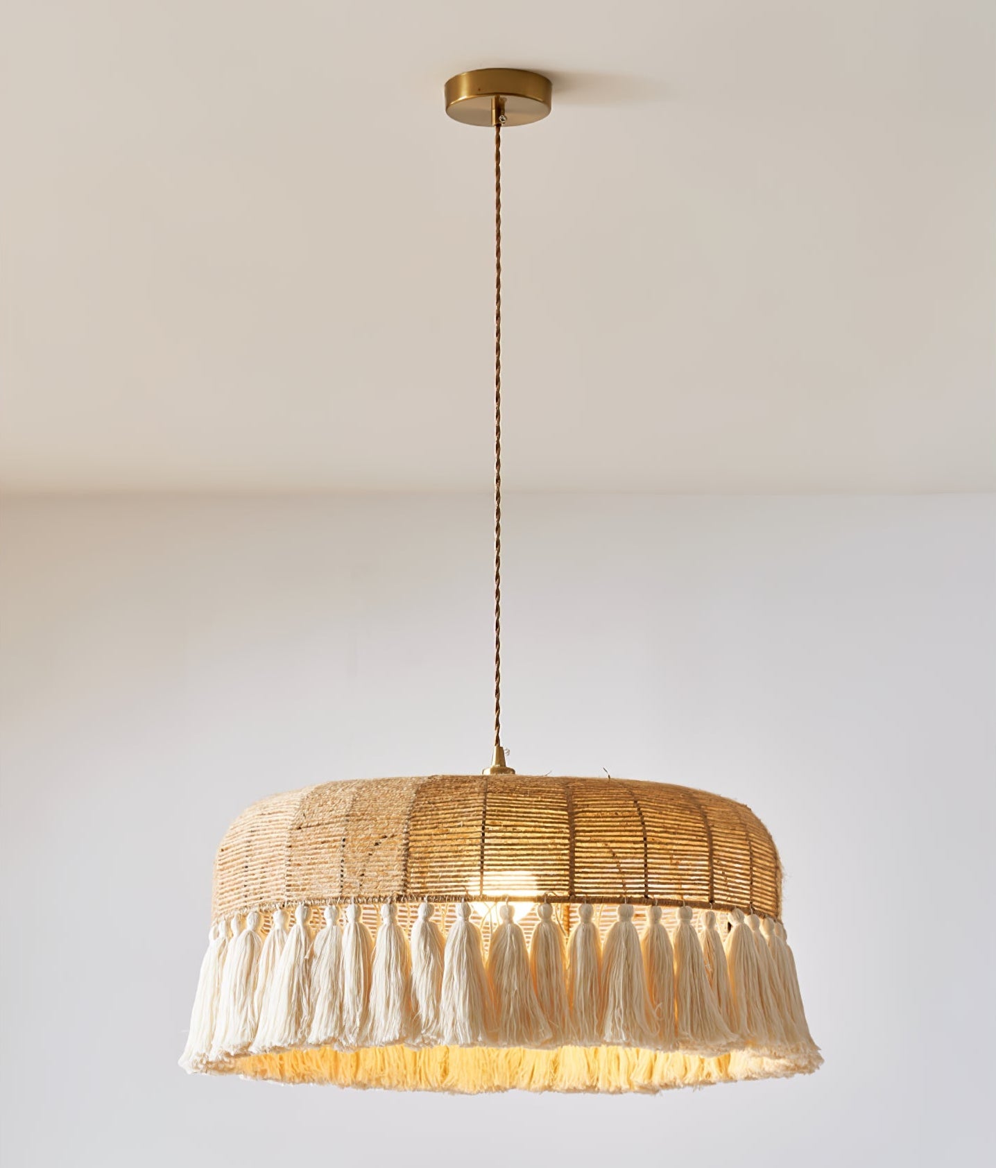 Handwoven Jute Pendant Light - Blowlighting