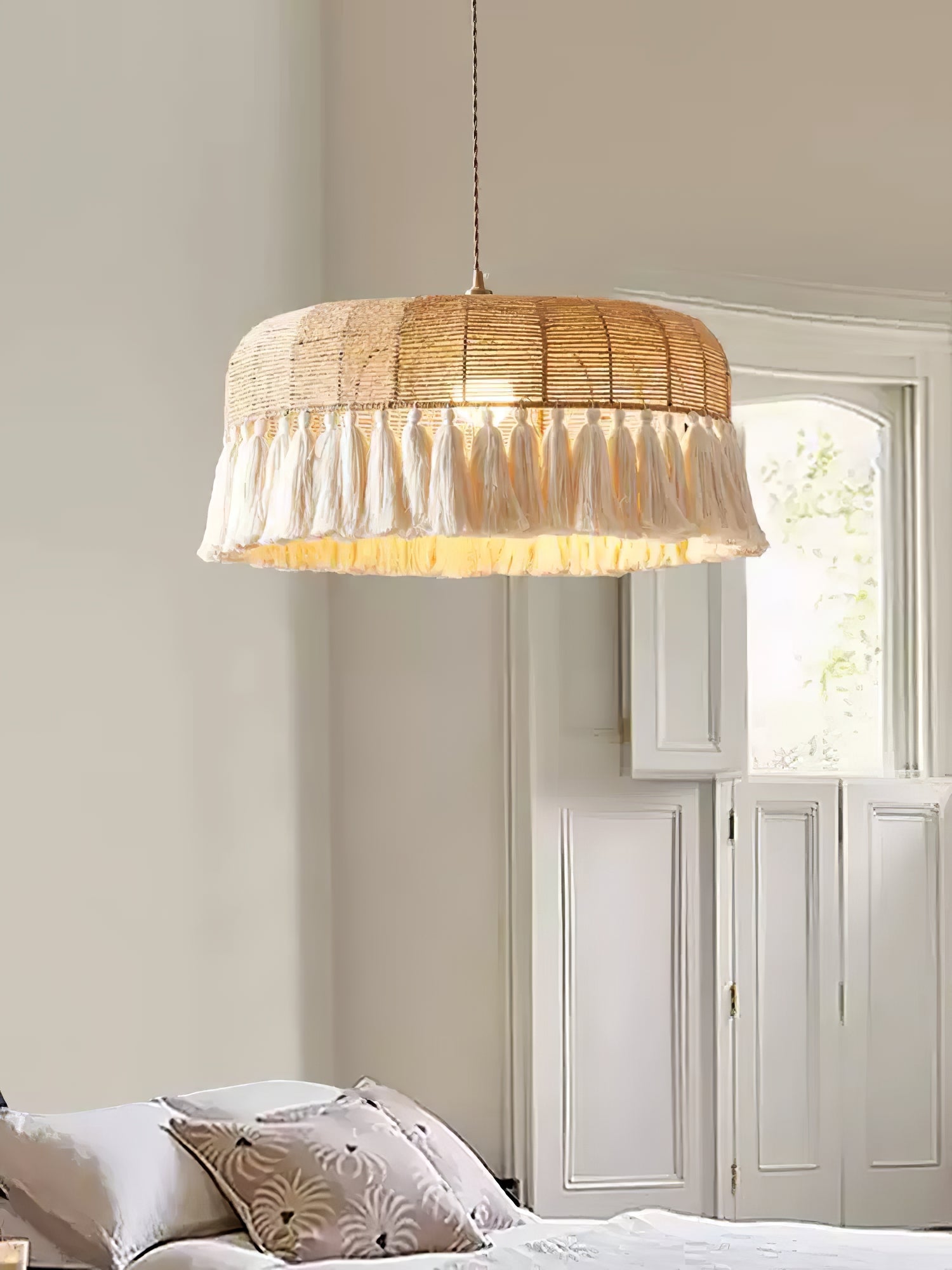 Handwoven Jute Pendant Light - Blowlighting