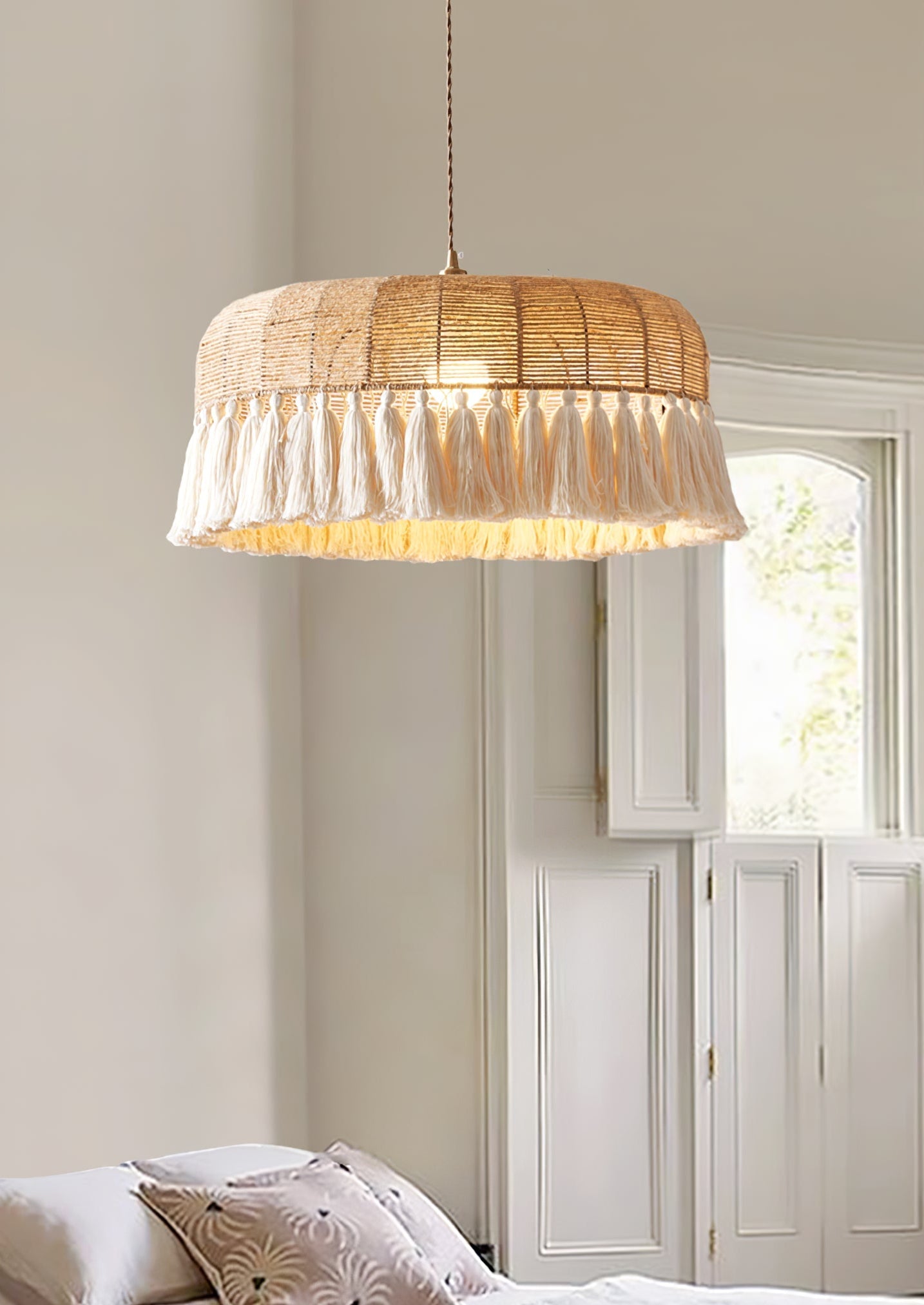 Handwoven Jute Pendant Light - Blowlighting