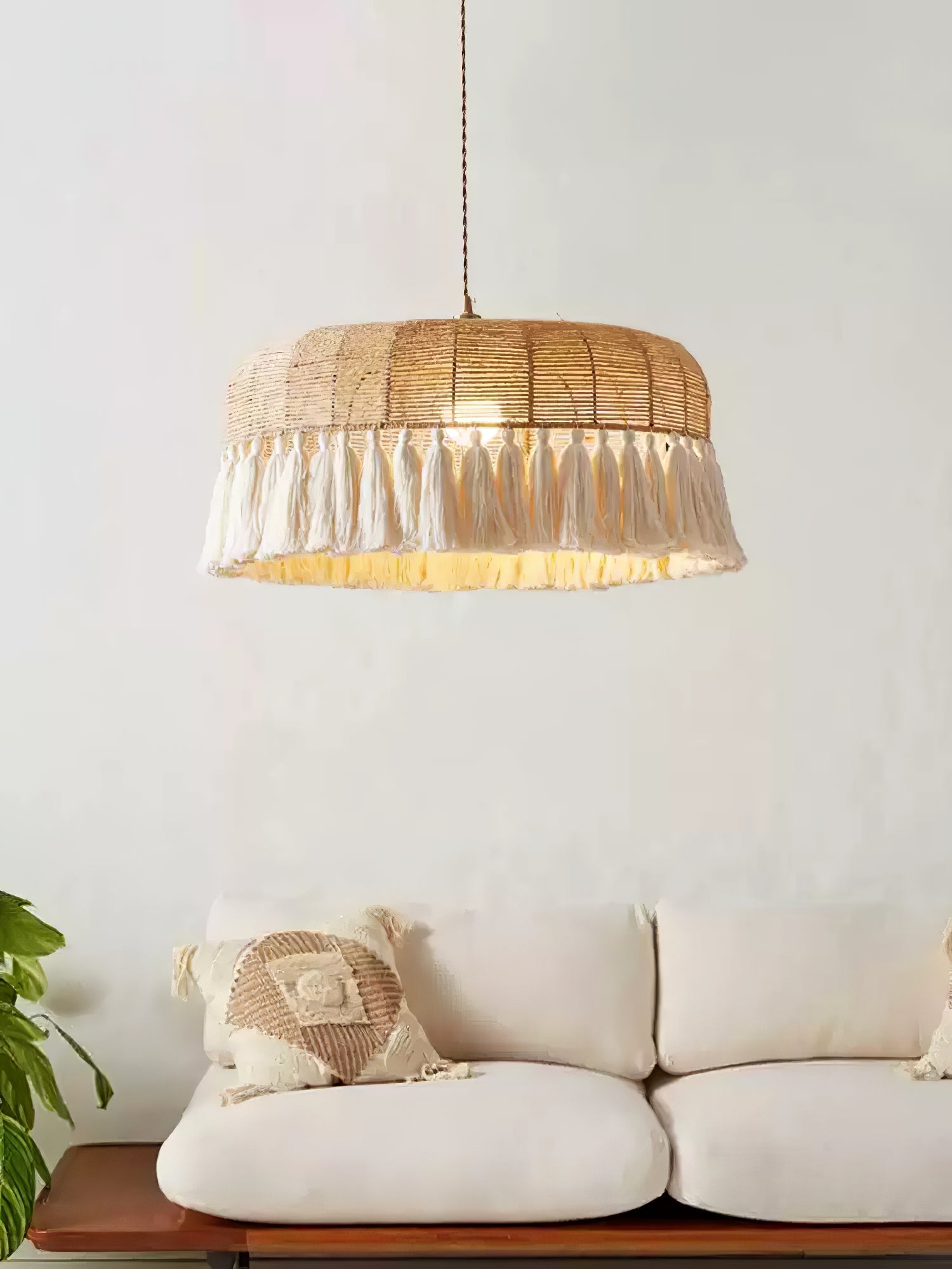 Handwoven Jute Pendant Light - Blowlighting